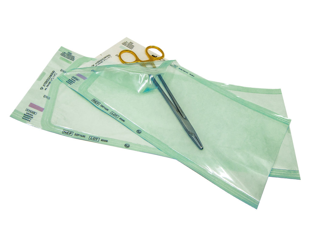 Buste autosaldanti per sterilizzazione 200 PZ 90x250mm - MR BEAUTY SALON