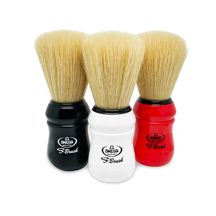 Omega pennello da barba in fibra sintetica - MR BEAUTY SALON