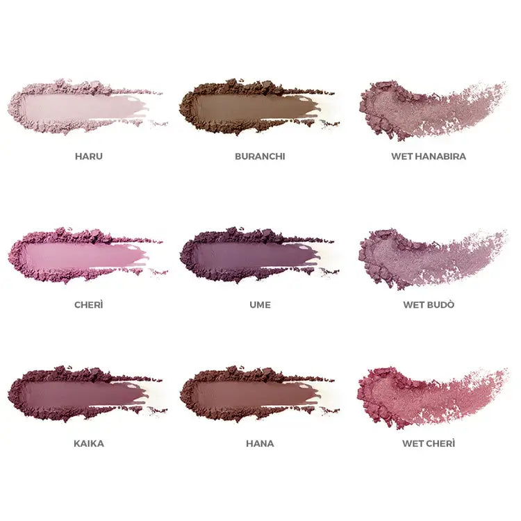 Kit Jvone Milano Hanami Petite Palette + Eyeliner Liquido + Mascara All Needs - MR BEAUTY SALON