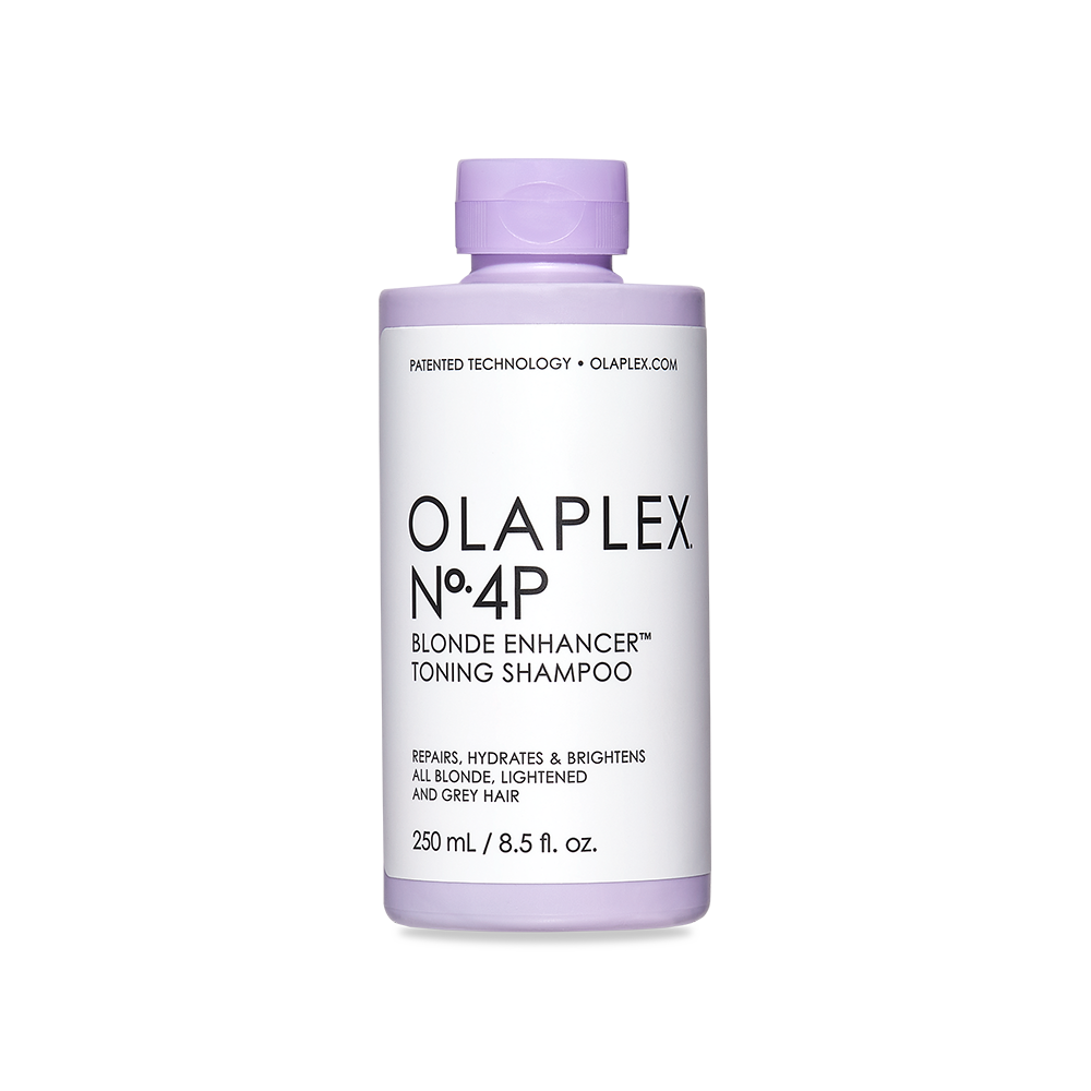 Olaplex N°4P Blond Enhancer Shampoo viola Ricostituente tonificante per toni gialli 250 mL - MR BEAUTY SALON 