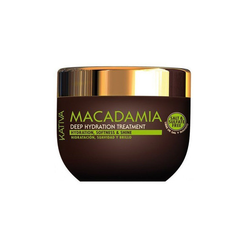 KATIVA MACADAMIA HYDRATION DEEP MASK 250ML 100% NATURAL - MR BEAUTY SALON 
