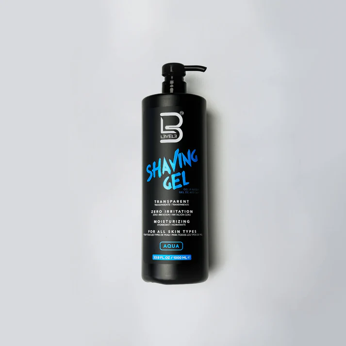 Level3 Transparent Shaving Gel Aqua - MR BEAUTY SALON 