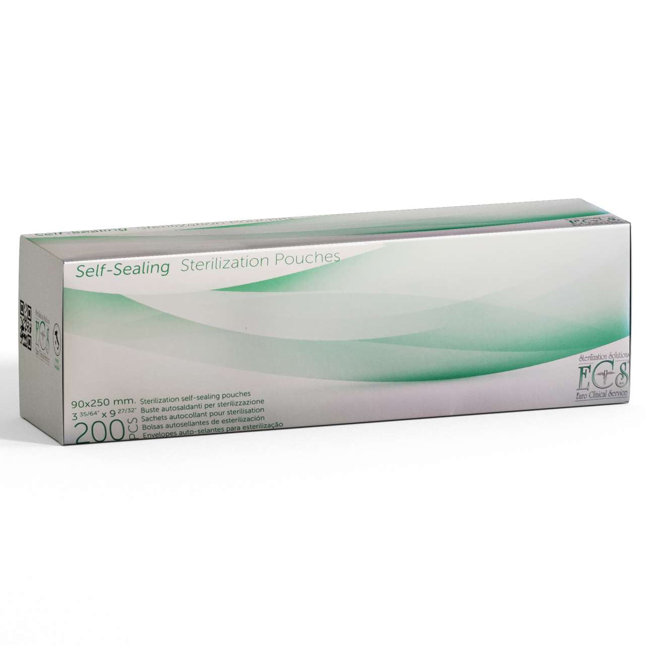 Buste autosaldanti per sterilizzazione 200 PZ 90x250mm - MR BEAUTY SALON 