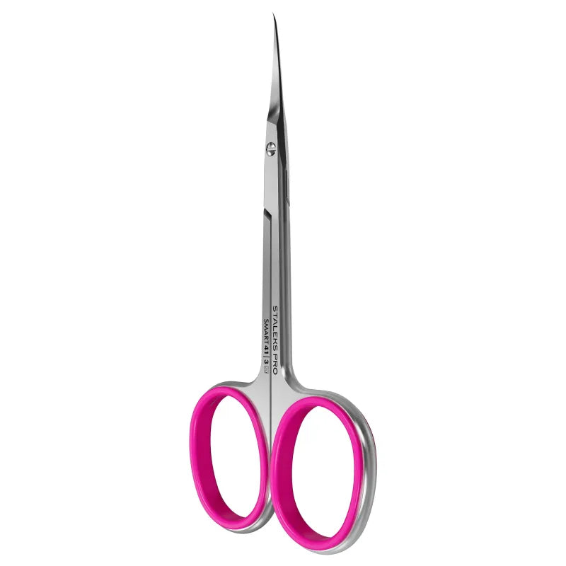 Forbici Professionali per Cuticole Staleks Pro Smart 41 Type 3 (SS-41/3) – Punta a Uncino