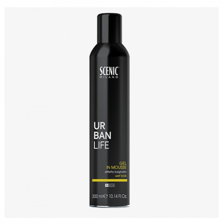 Scenic Milano Urban Life Gel in mousse  Effetto Bagnato 300ml. - MR BEAUTY SALON 