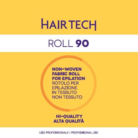 Rotolo Strappa cera Monouso Giallo Roll 90 Hair Tech - MR BEAUTY SALON 