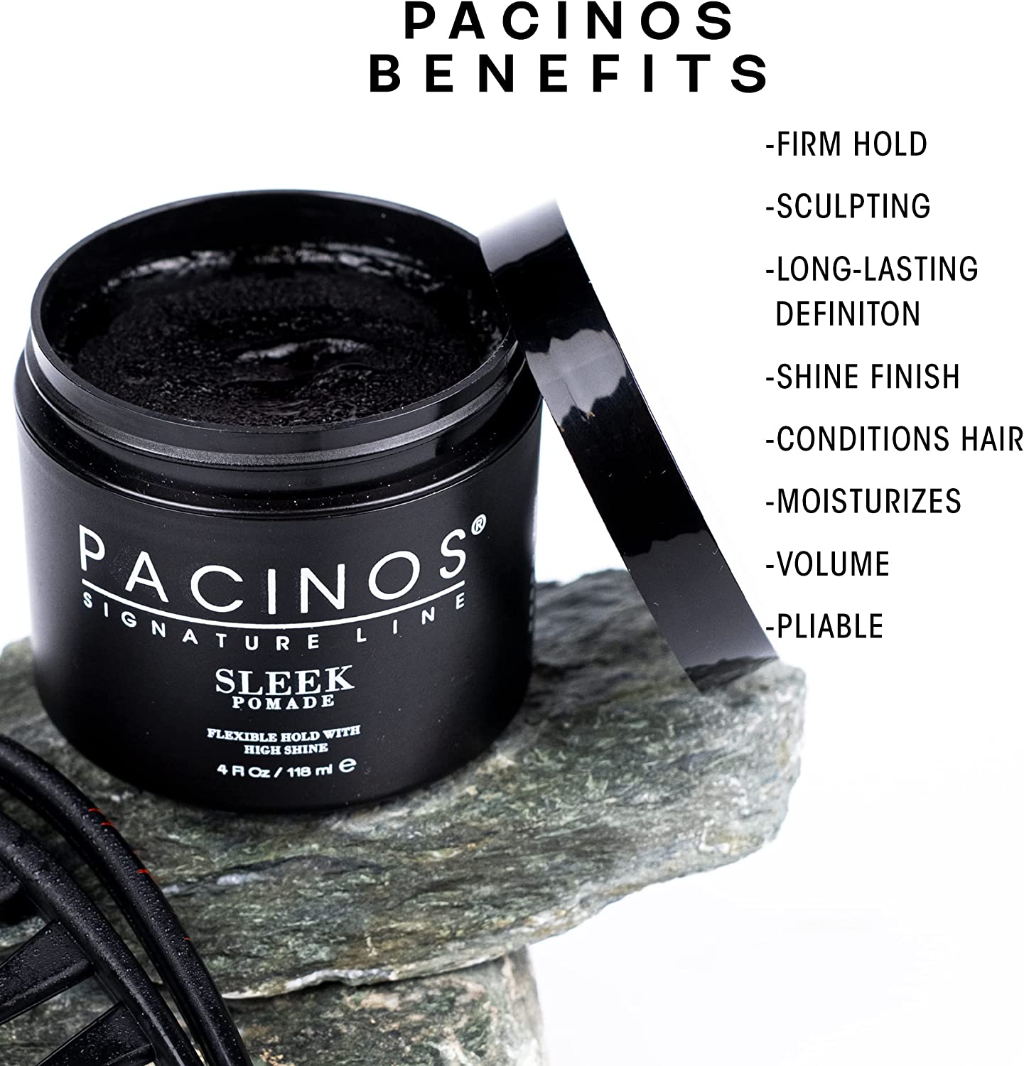 Pacinos Sleek Pomade 118ml - Tenuta Flessibile - MR BEAUTY SALON 