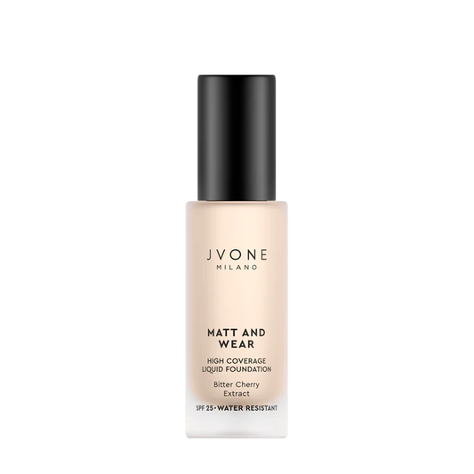 Jvone Milano Matt And Wear - Fondotinta alta coprenza 20ml - MR BEAUTY SALON 