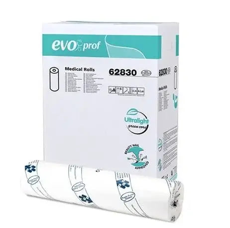 Lenzuolino Rotolo Lettino Medico EVO Professionale in 100% Pura Cellulosa 6 Rotoli - MR BEAUTY SALON 