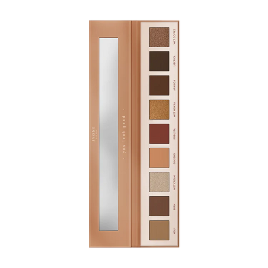 Jvone Milano Shadows Library - Arabica Eyeshadow Palette - MR BEAUTY SALON 