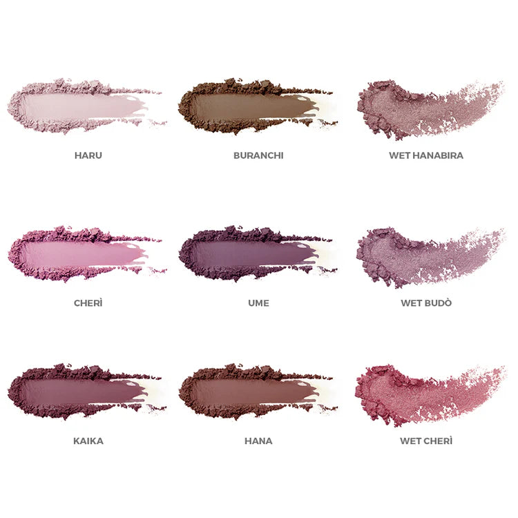 Jvone Milano Shadows Library - Hanami Eyeshadow Palette - MR BEAUTY SALON 